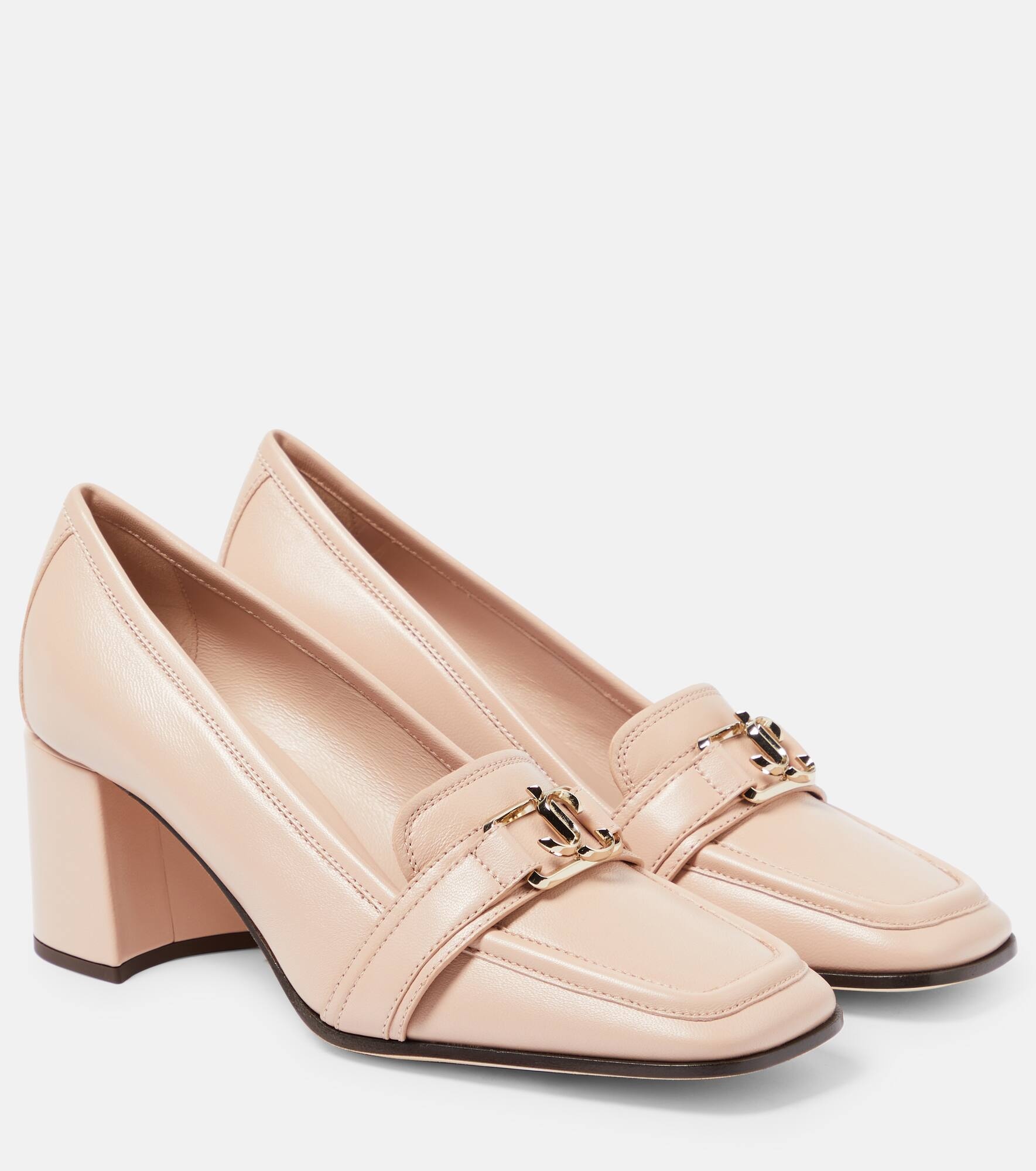 Evin 65 leather loafer pumps - 1