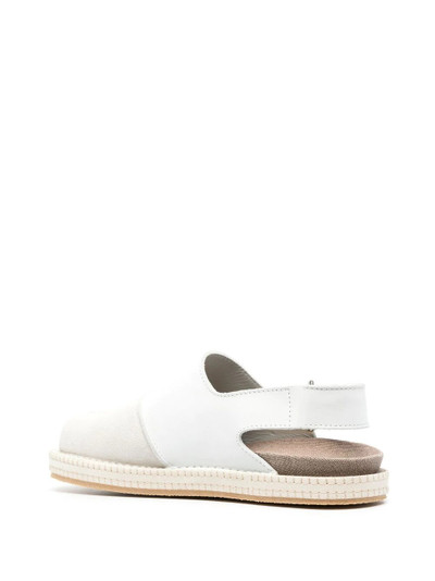 JACQUEMUS Les mules Blé two-tone shoes outlook