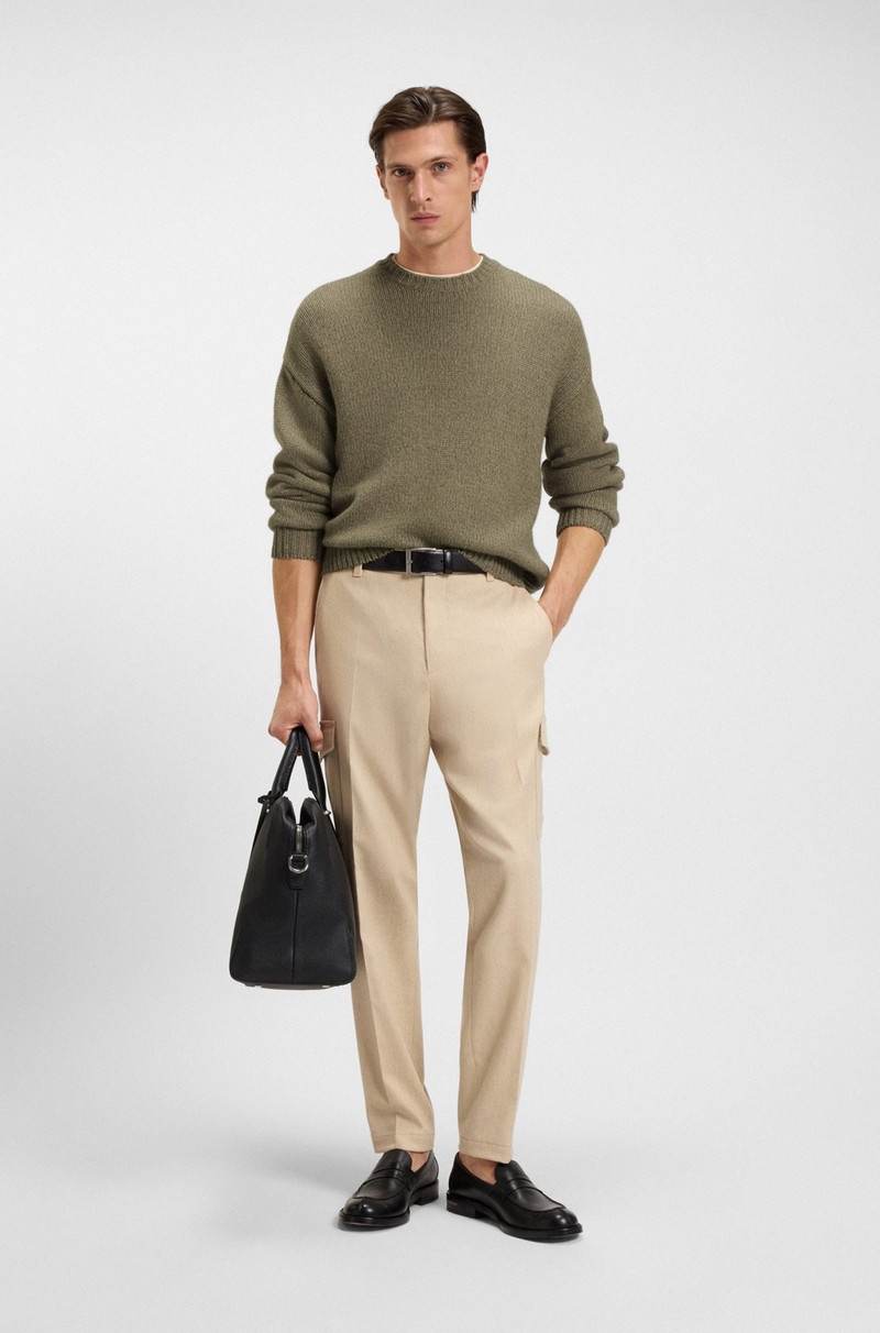 BOSS OVERSIZED-FIT SWEATER IN CASHMERE WITH COTTON outlook