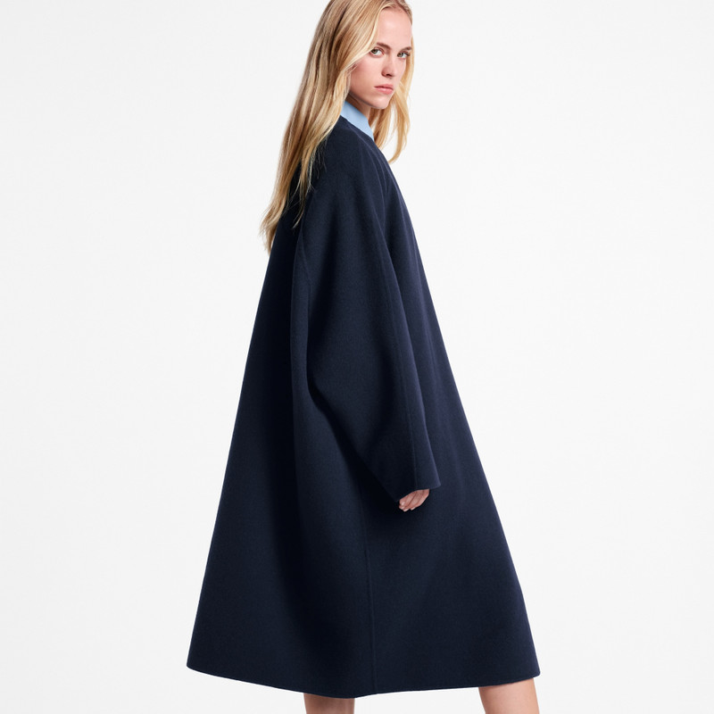 Drape Front Long Coat 5
