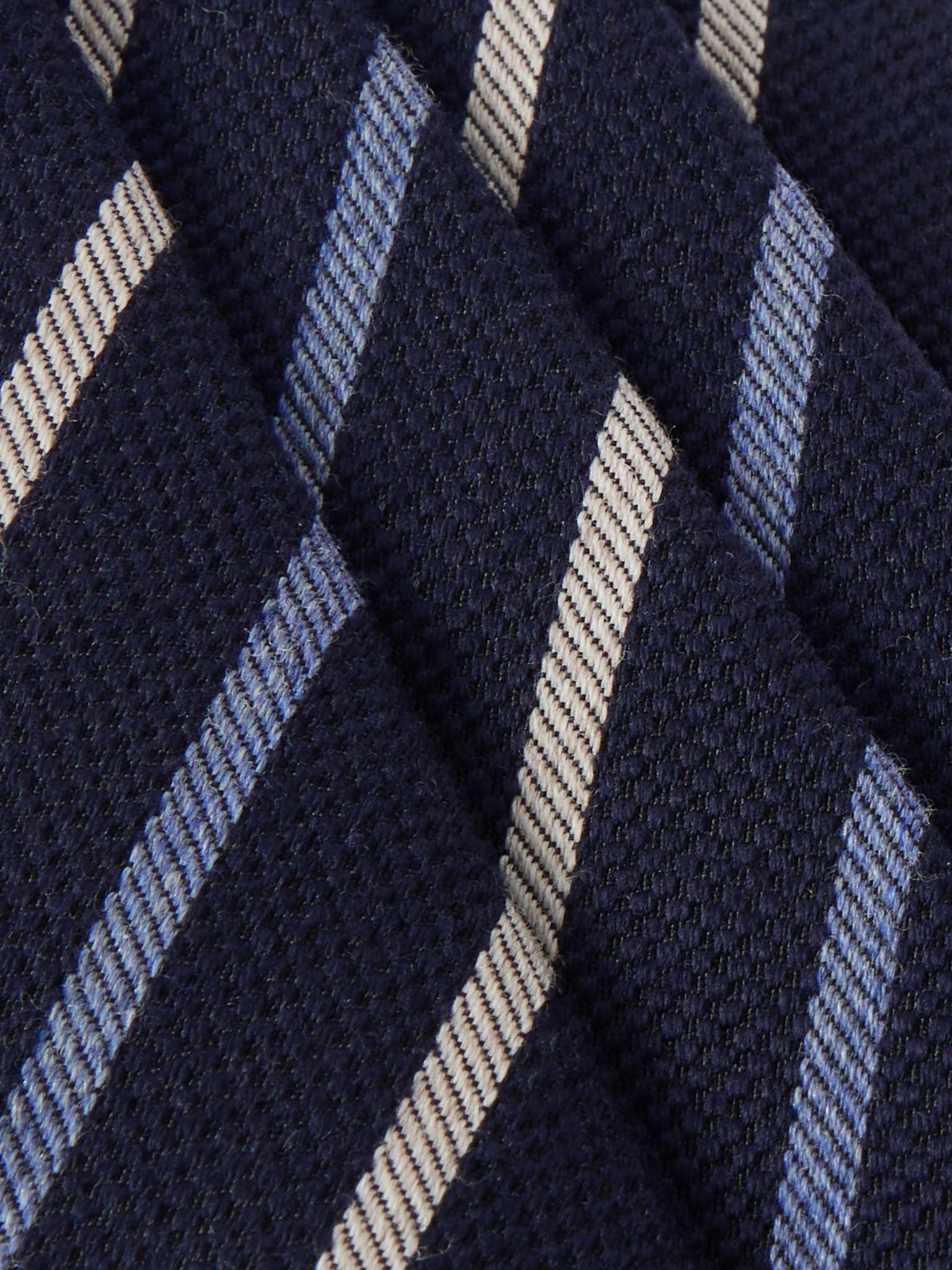 8cm Striped Wool and Silk-Blend Tie - 3