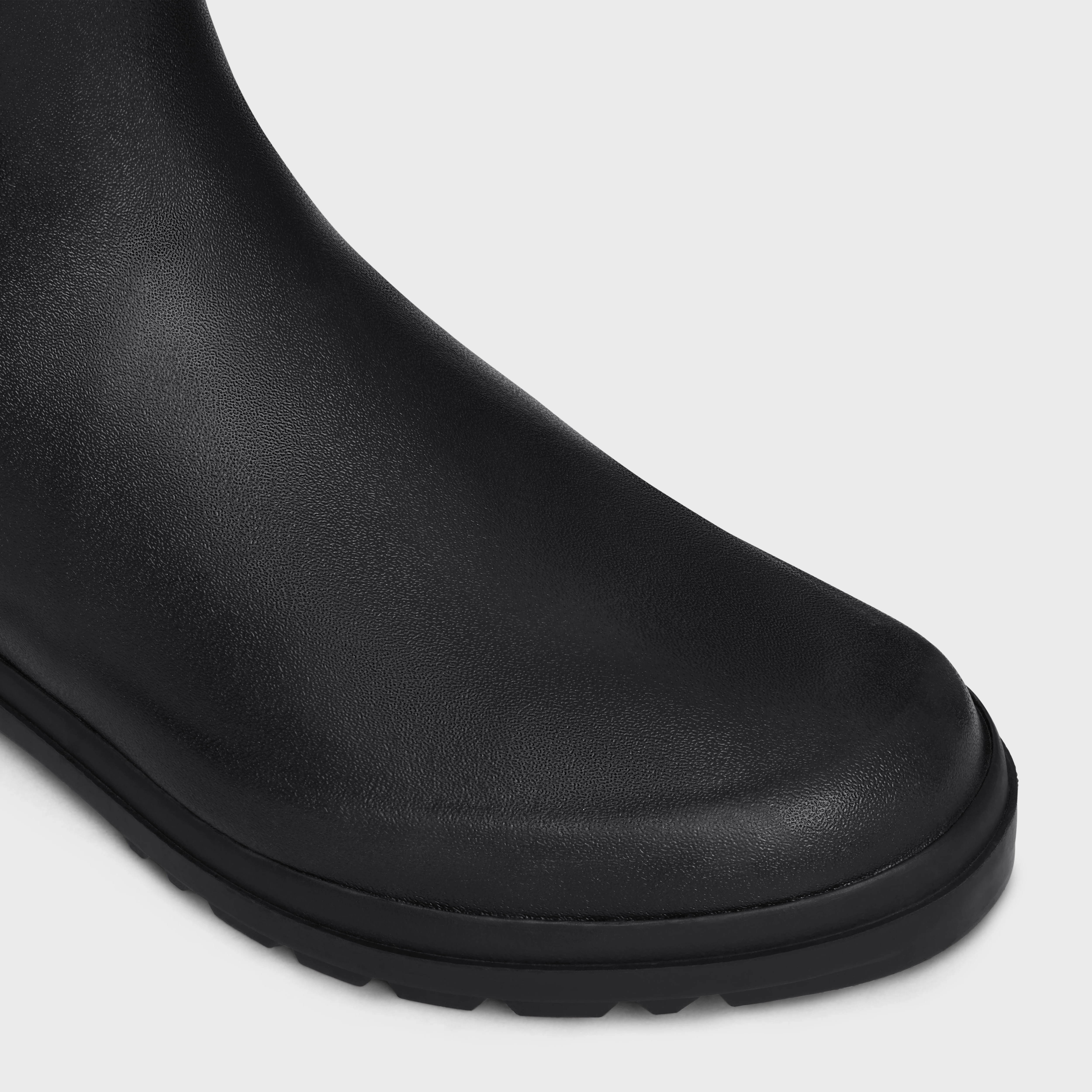 HIGH CELINE RAIN BOOTS in Natural Rubber - 4