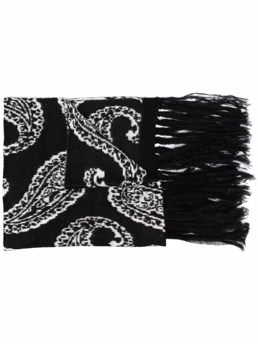 paisley pattern scarf - 1