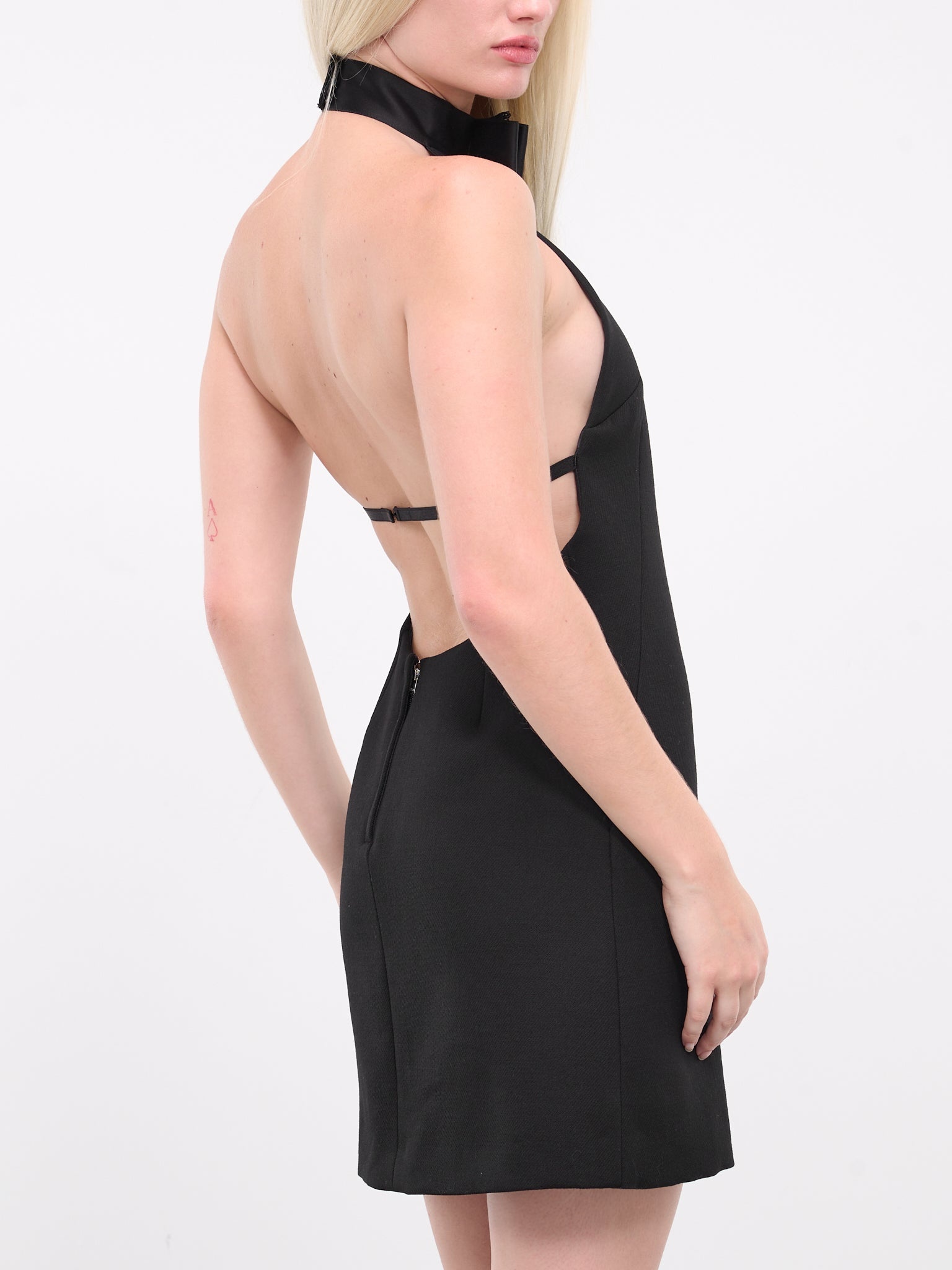Short Woolen Dress - 5