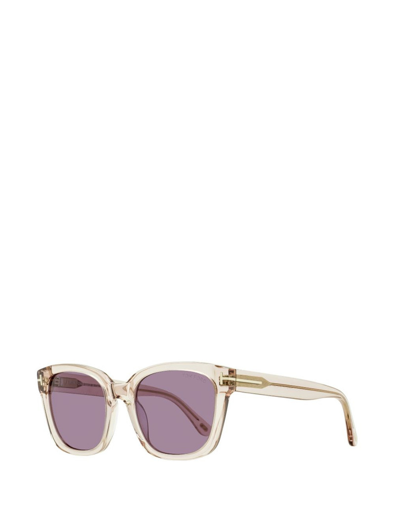 TOM FORD Haylay rectangular-frame sunglasses outlook