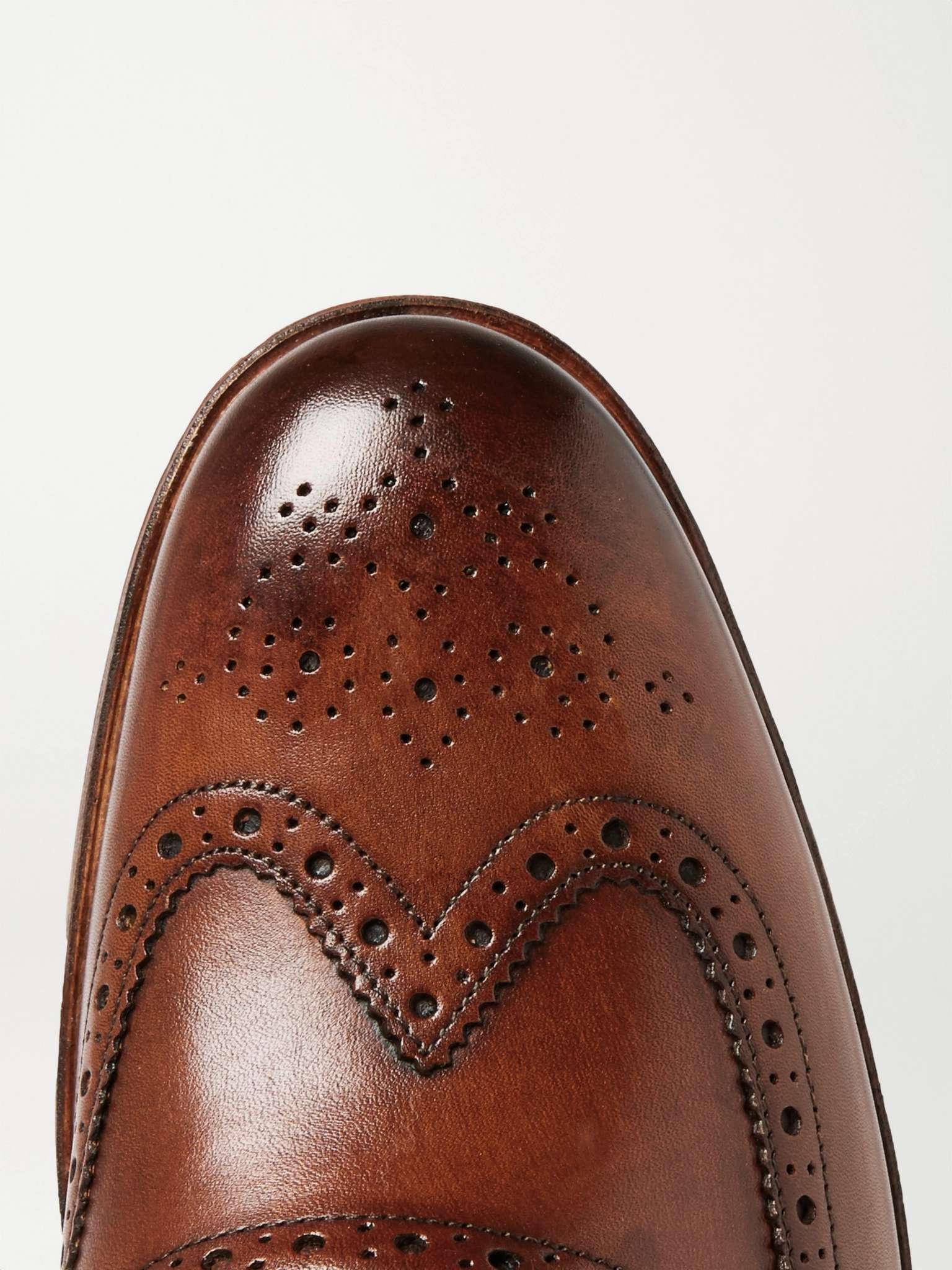 Archie Leather Wingtip Brogues - 6