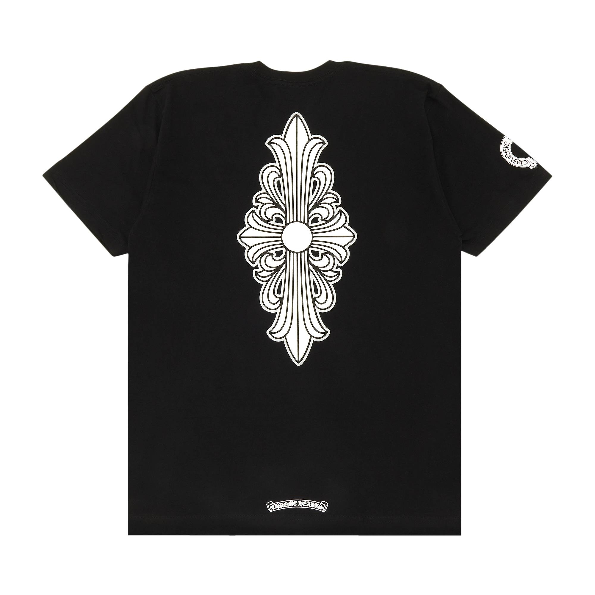 Chrome Hearts Floral Cross T-Shirt 'Black' - 2