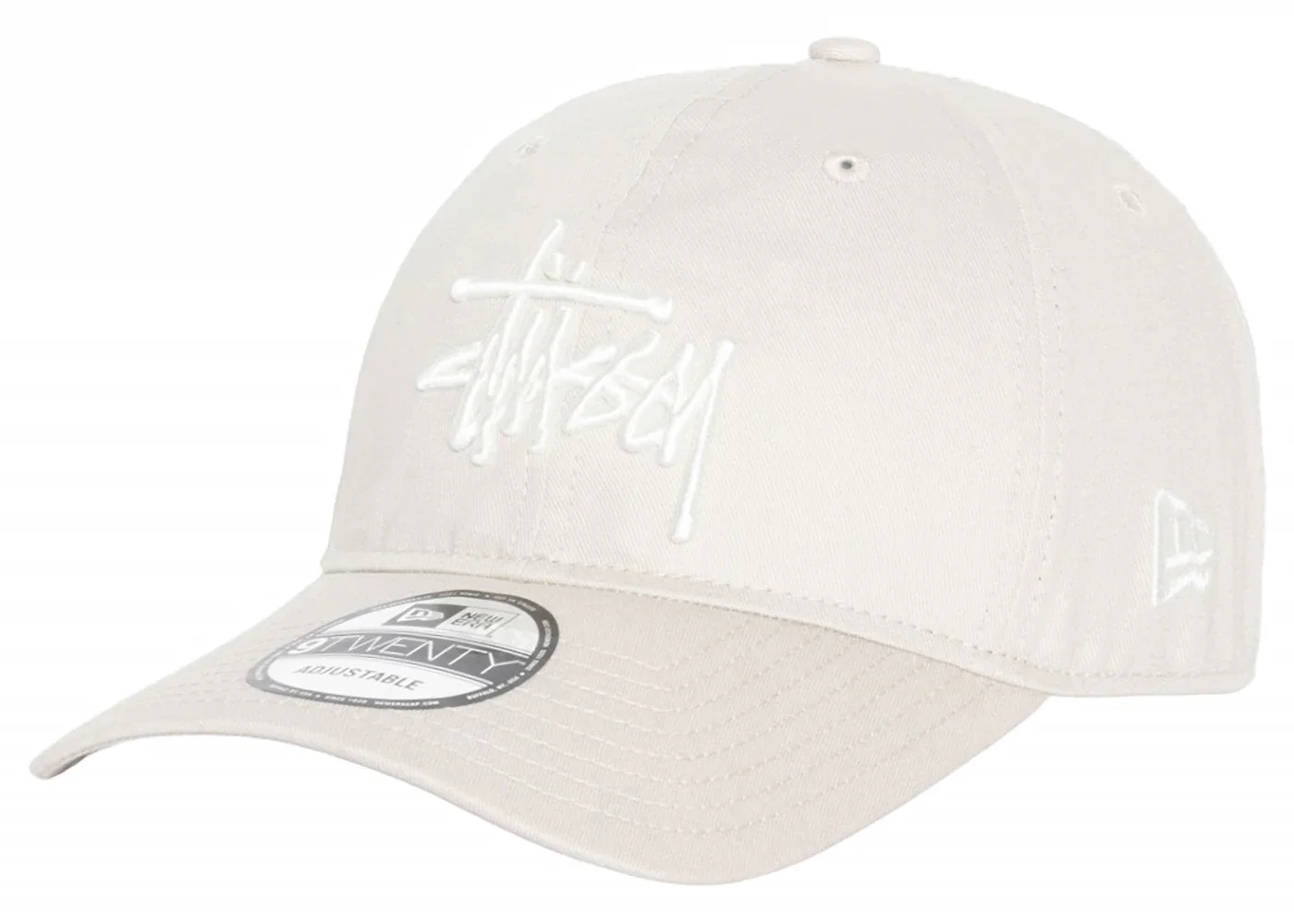 Stussy New Era 9Twenty Basic Strapback Stone - 1