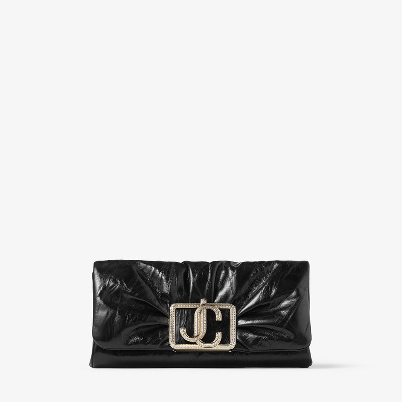 Edie Wallet With Chain
Black Vintage Metallic Leather Mini Bag 1