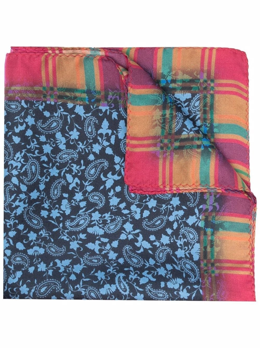 all-over paisley print scarf - 1