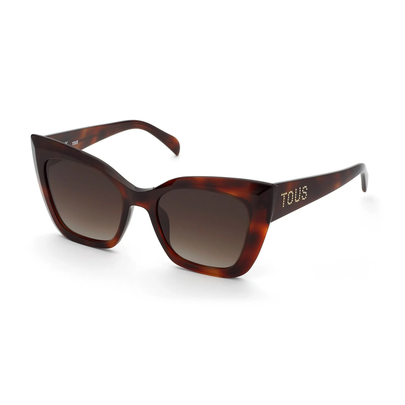 Havana-colored Sunglasses TOUS Faceted Logo - 1