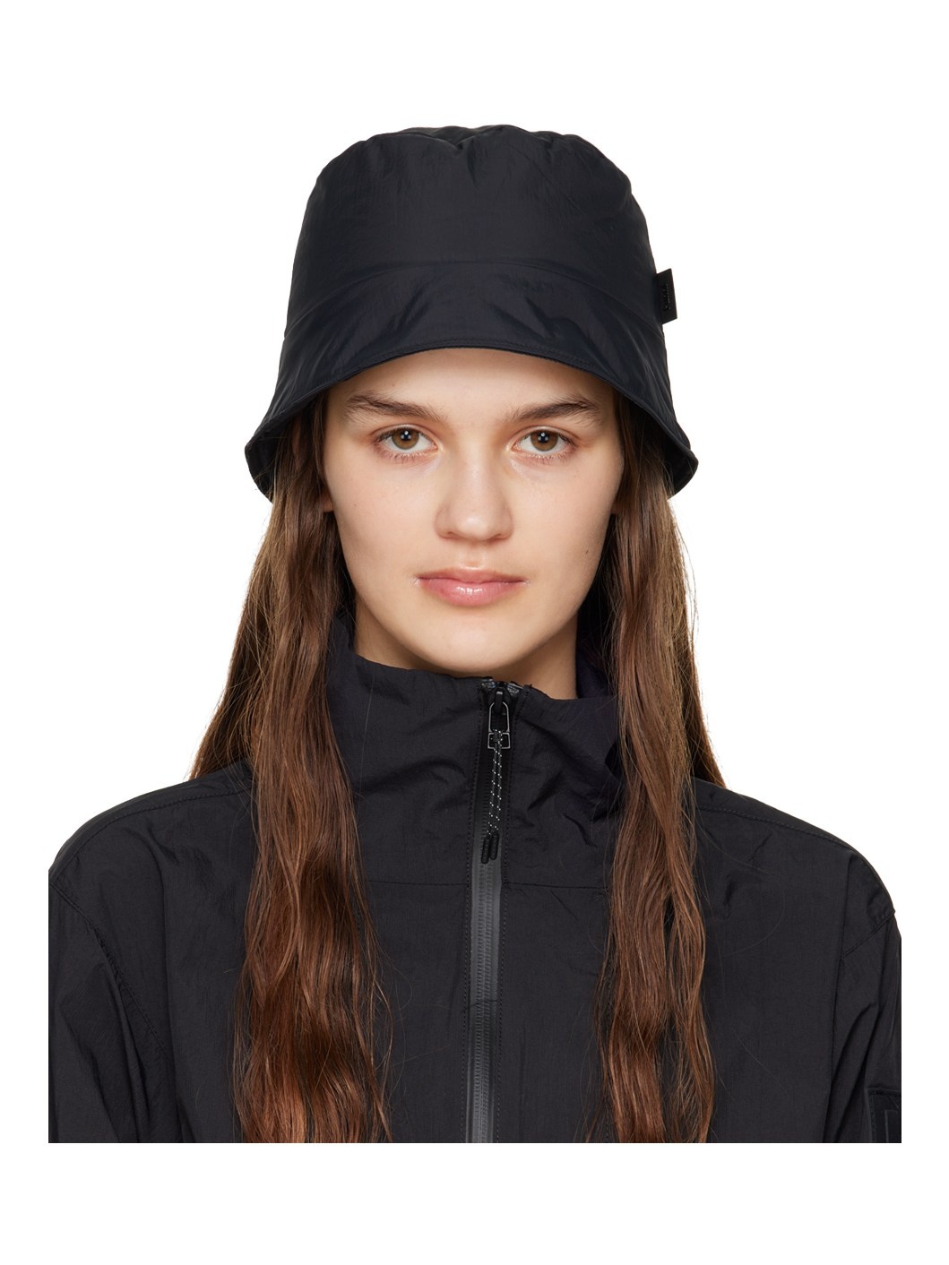 Black Insulated Bucket Hat - 1
