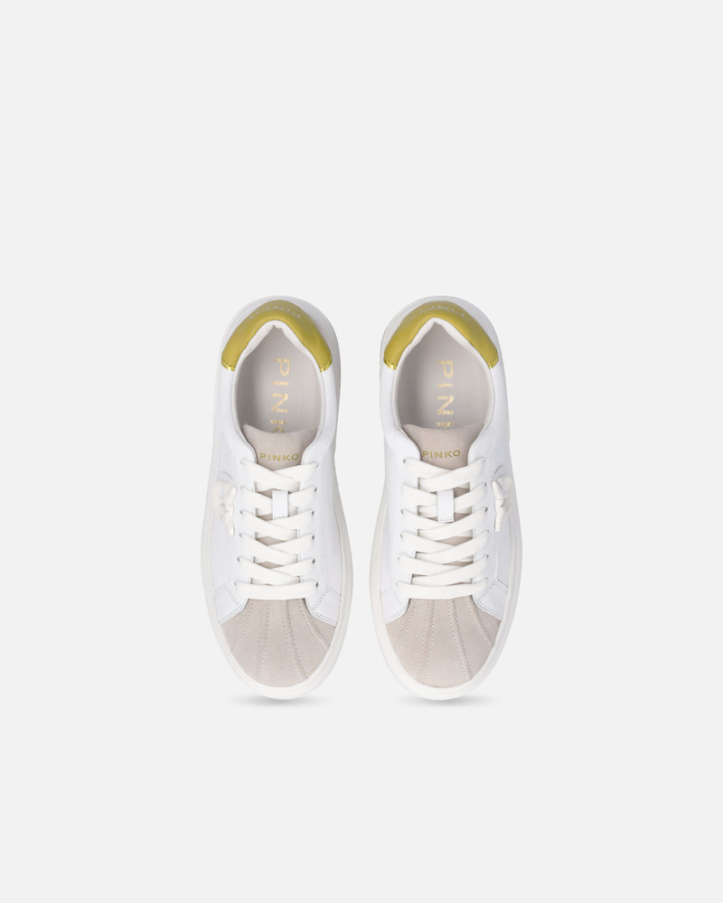 SNEAKERS WITH PLATFORM SOLE AND COLORED HEEL 9