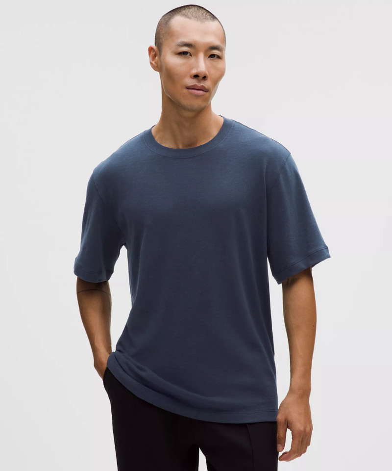 Slub Cotton-Jersey Short-Sleeve Shirt 1