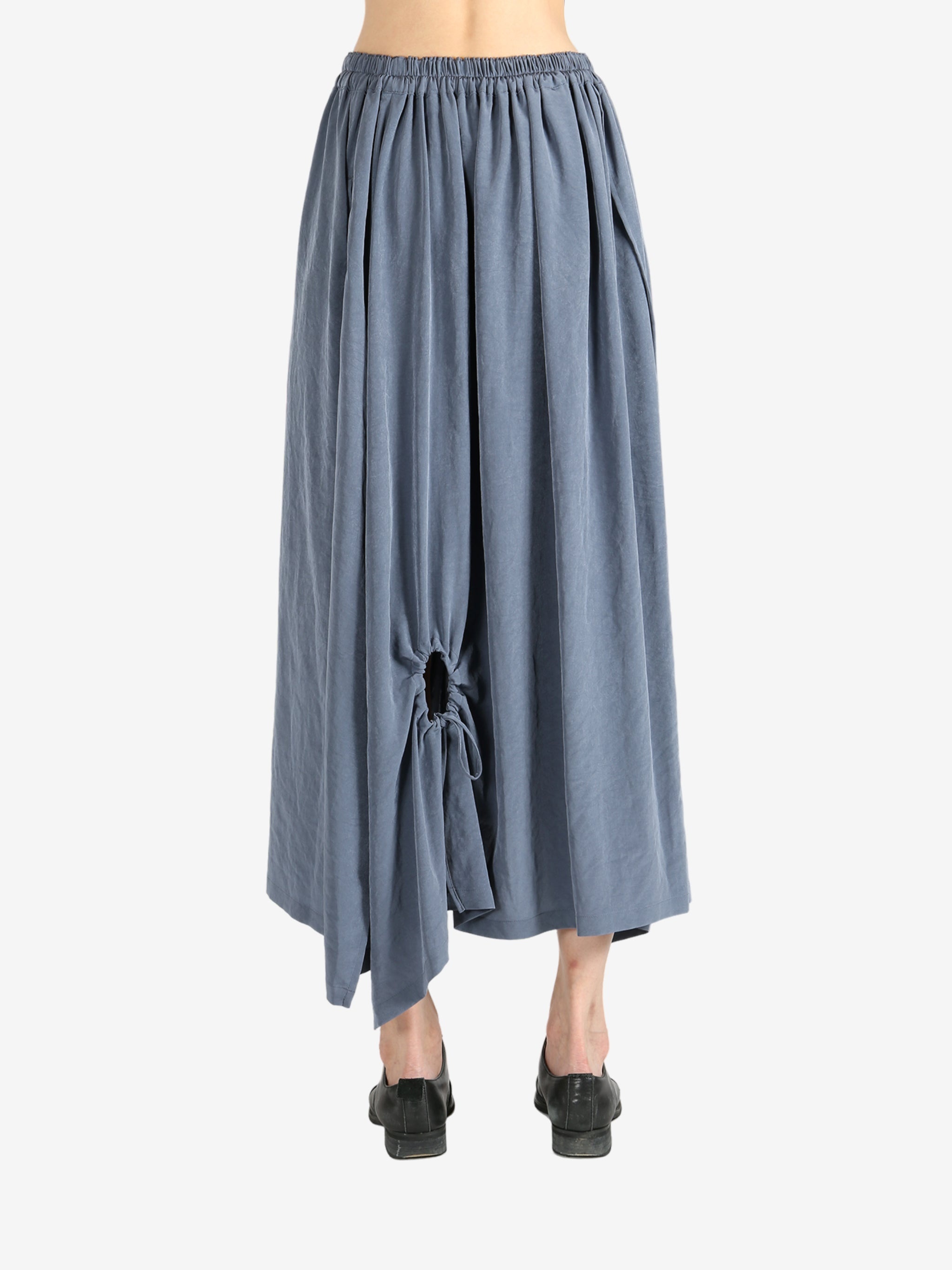 Y'S - Women Y-Circle Gathered Skirt - 3