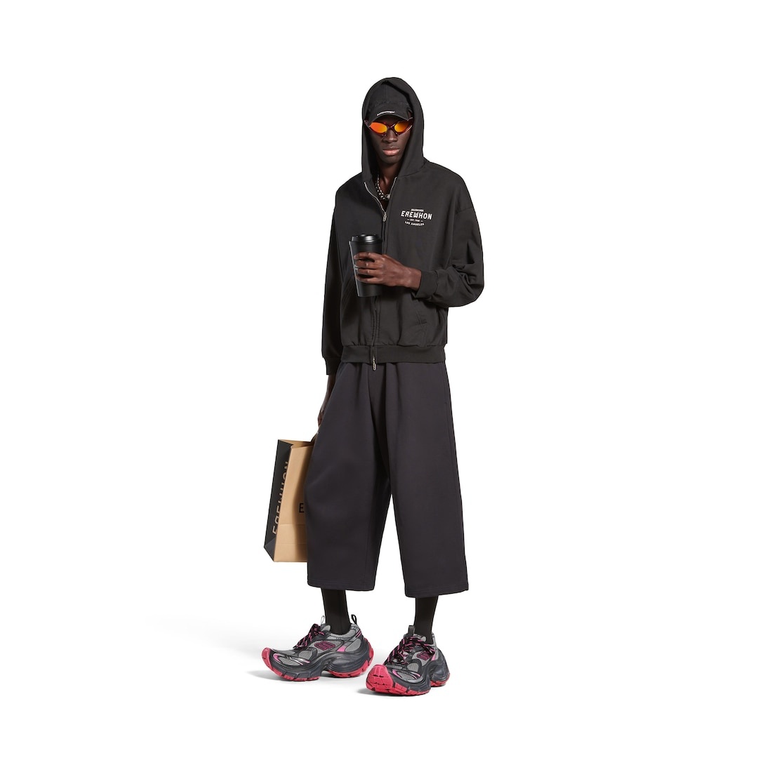 BALENCIAGA Erewhon® Los Angeles Zip-up Hoodie Medium Fit in