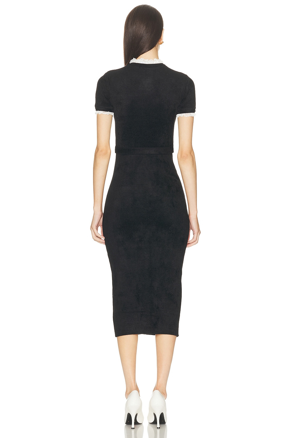 Chenille Knit Midi Dress - 3