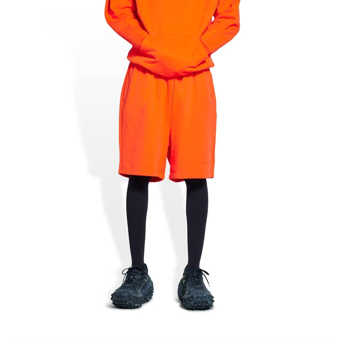 Men's Bb Corp Sweat Shorts in Orange - 5