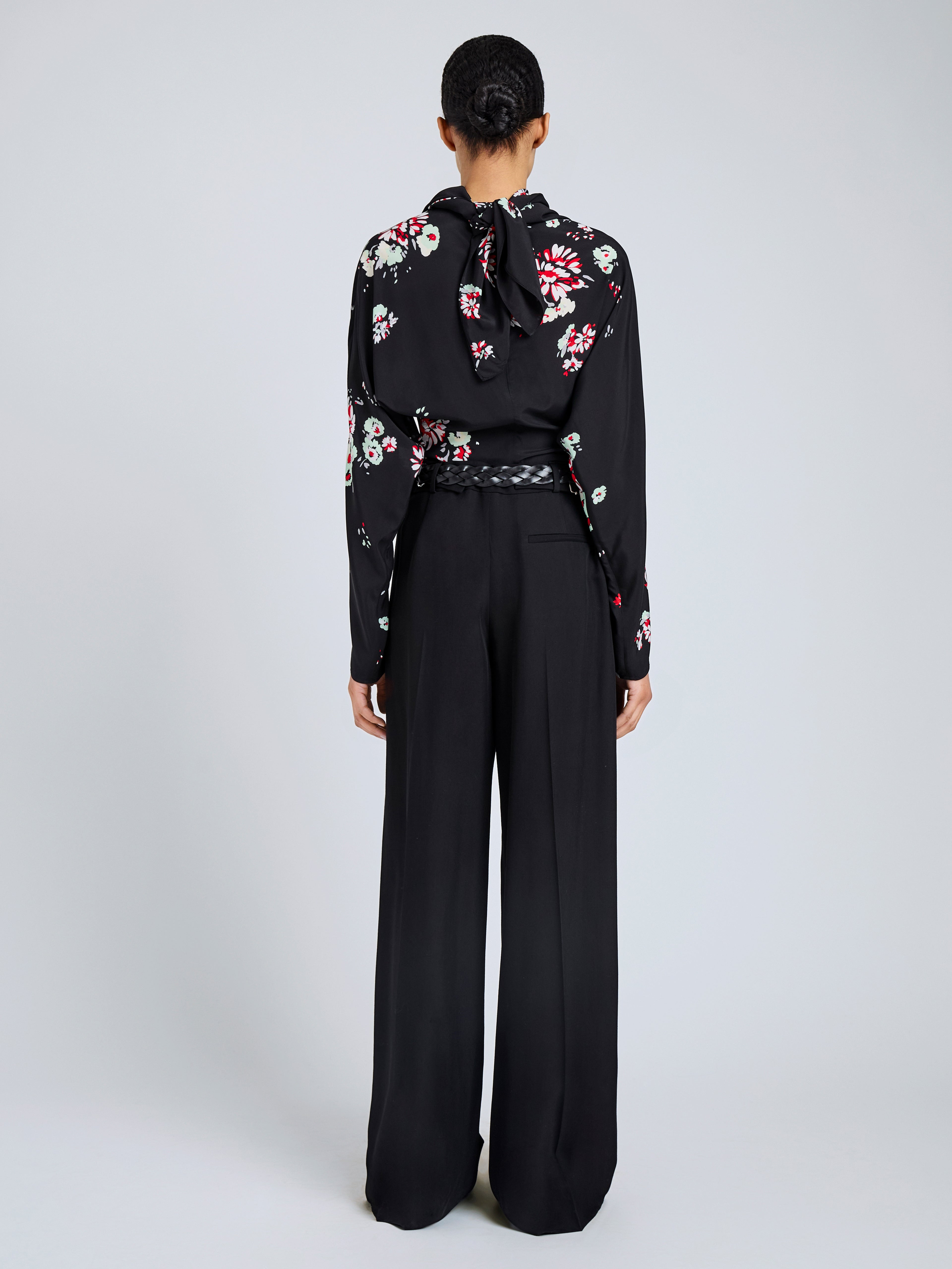 Ysabelle Top in Printed Silk Viscose - 5