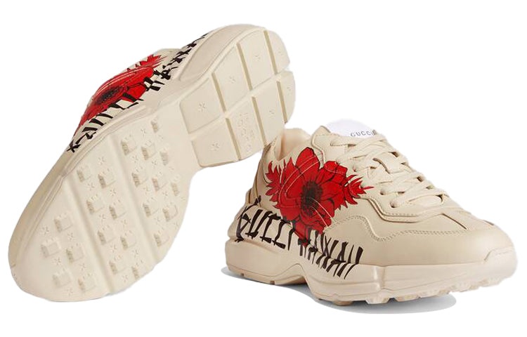 (WMNS) Gucci Rhyton 'Gucci Hawaii Poppy Print' 631708-DRW00-9522 - 6