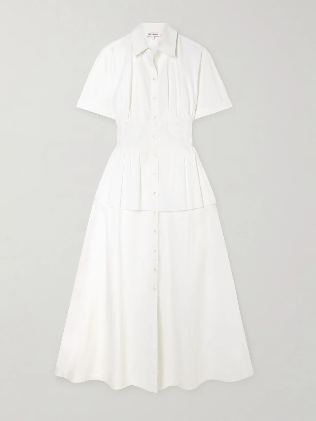 Boogie Woogie Bugle Boy Cotton-poplin Maxi Shirt Dress - 1