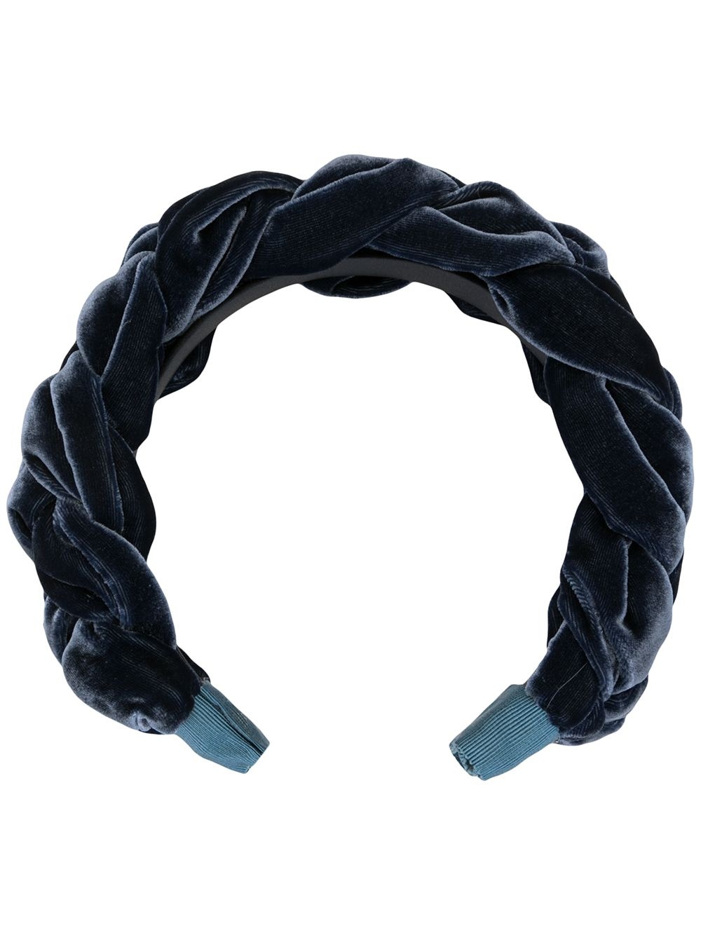 Lorelei braided velvet headband - 1