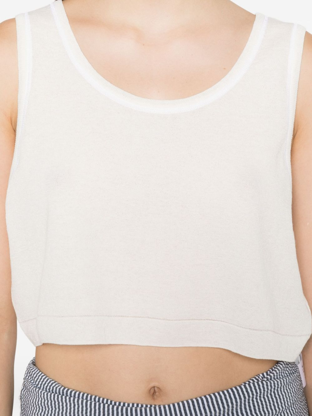 sleeveless cropped top - 5