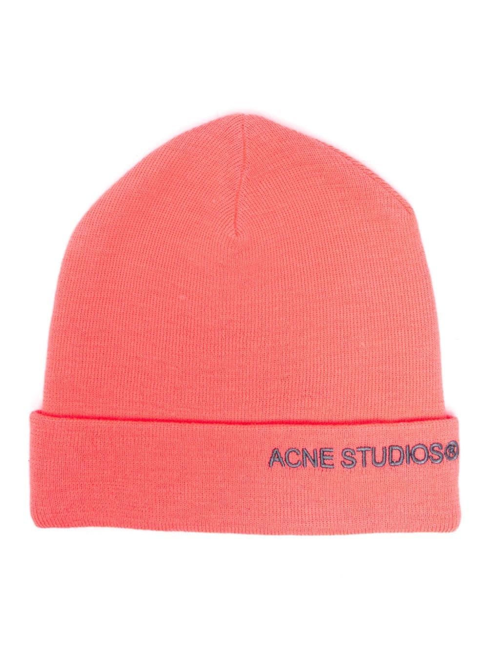 logo-embroidered beanie - 1