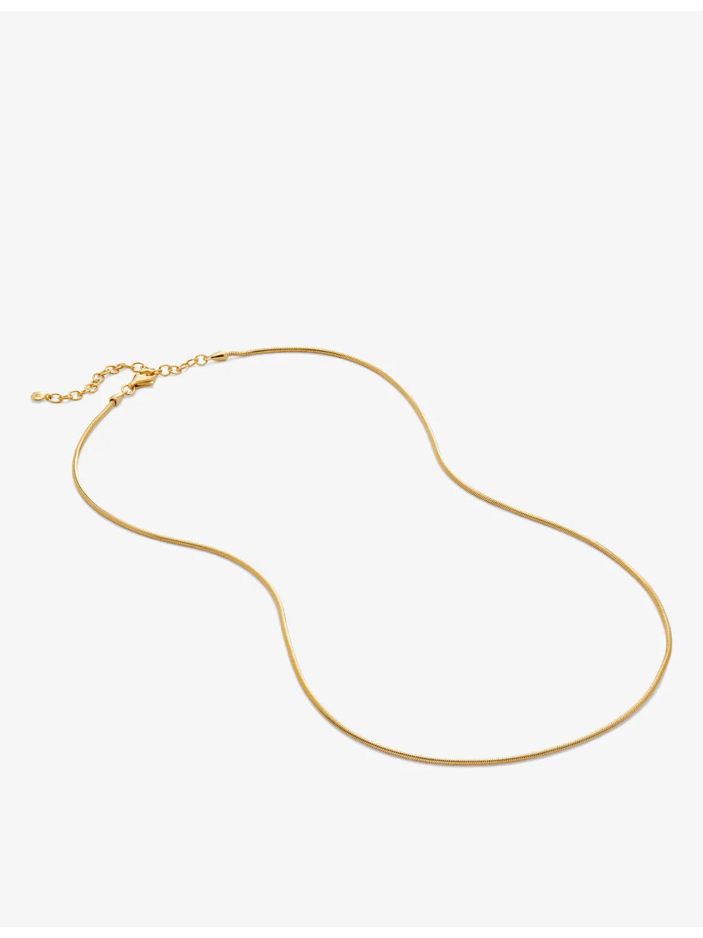 Thin Snake 18ct yellow gold-plated vermeil sterling-silver necklace - 1