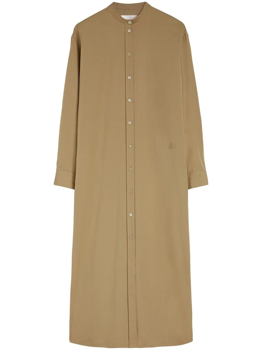 cotton shirt dress - 1