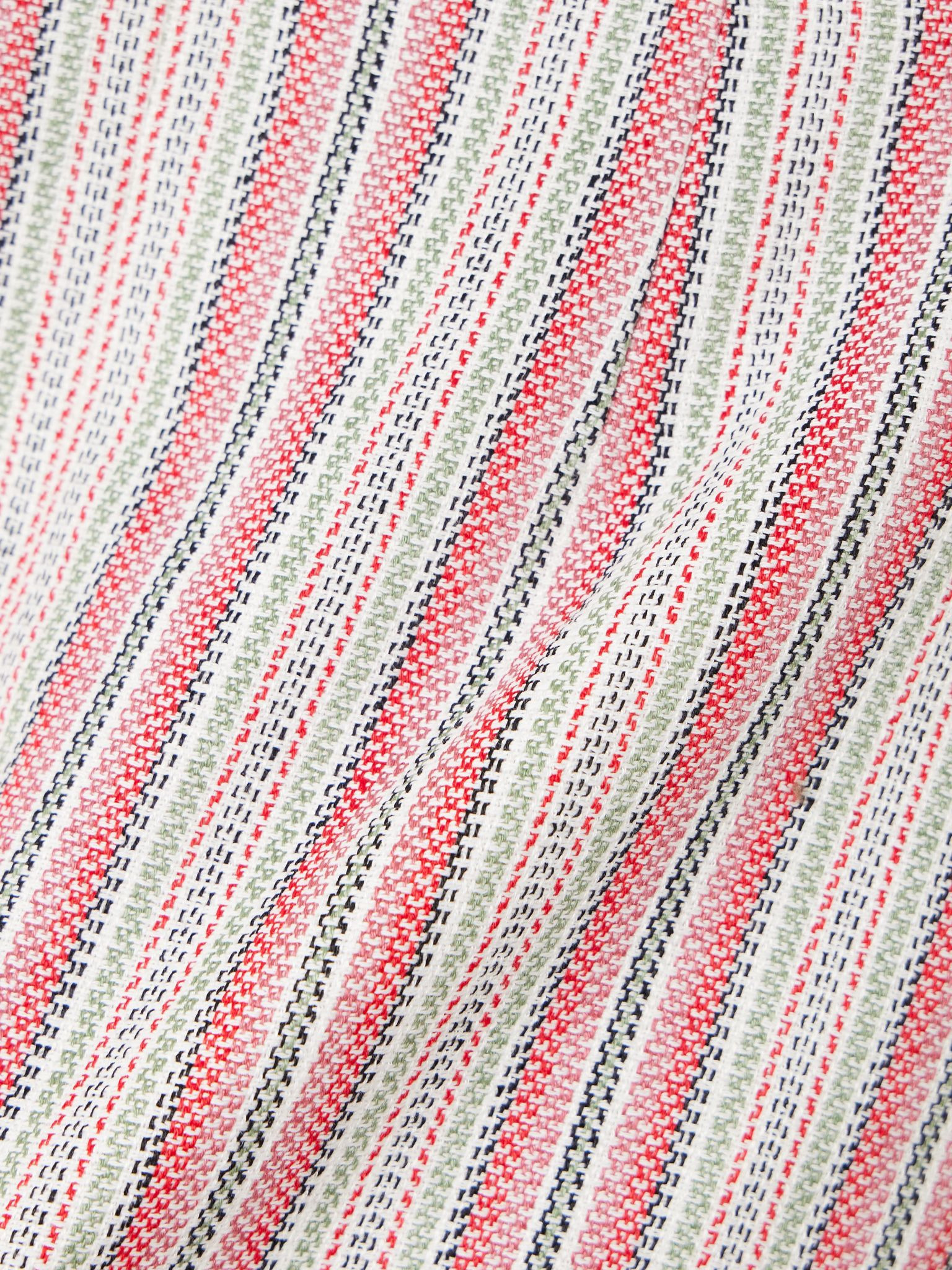 Luda striped linen and cotton-blend shorts Pink - 5