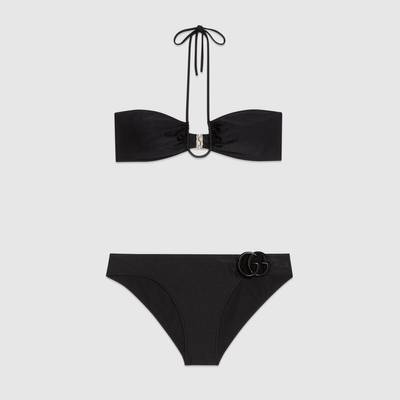 GUCCI Sparkling jersey bikini with Double G outlook