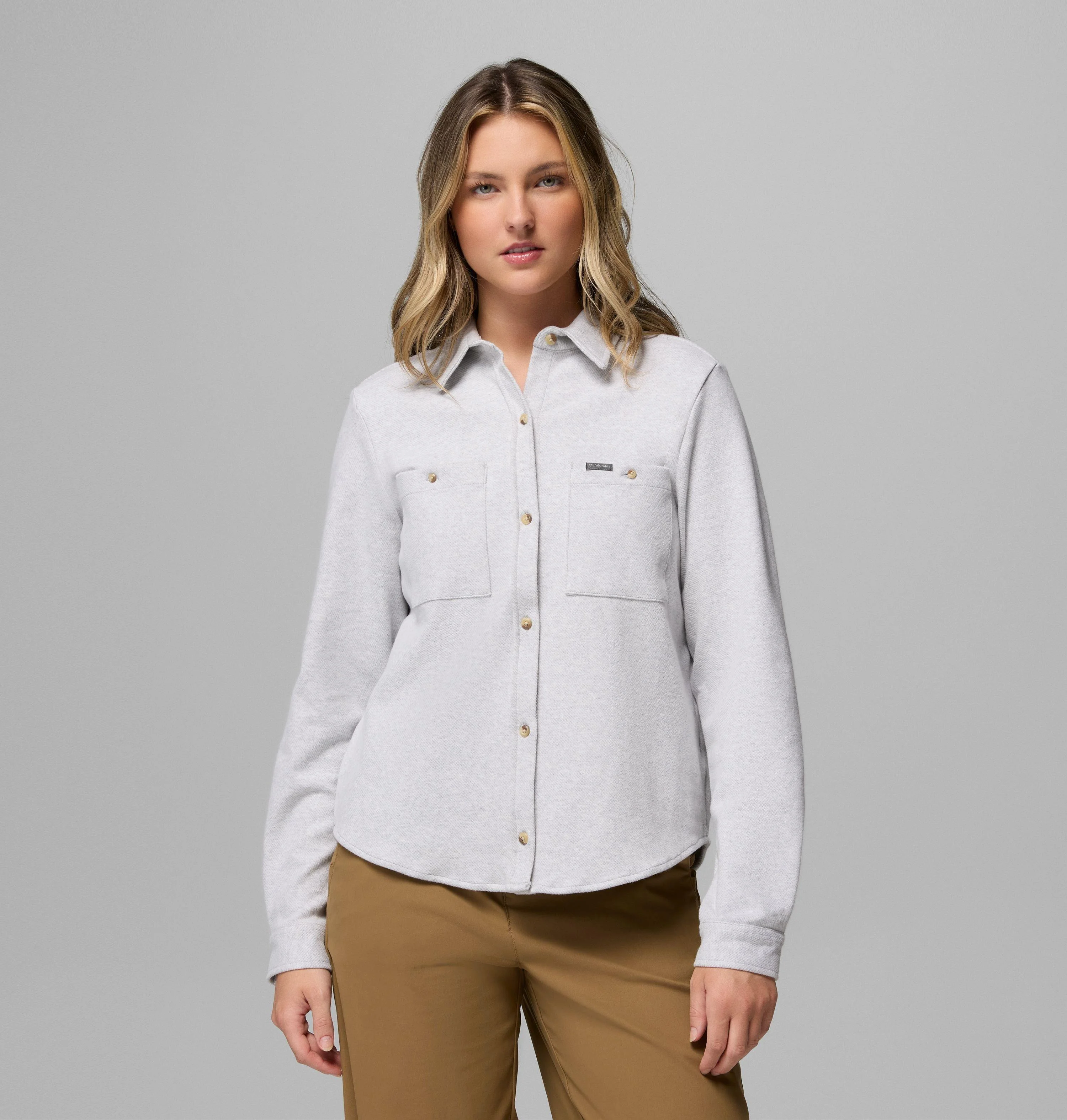 Women's Twill River Long Sleeve Knit Shirt - 1