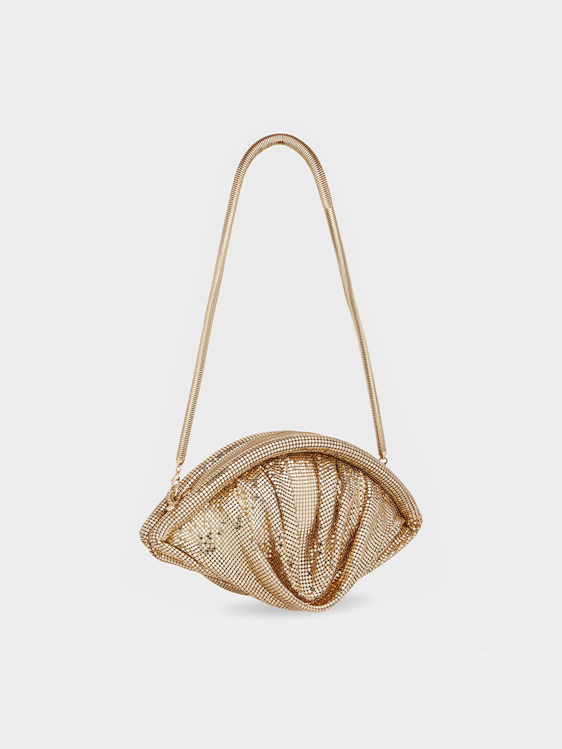 GOLD MESH EVENING CLUTCH - 4