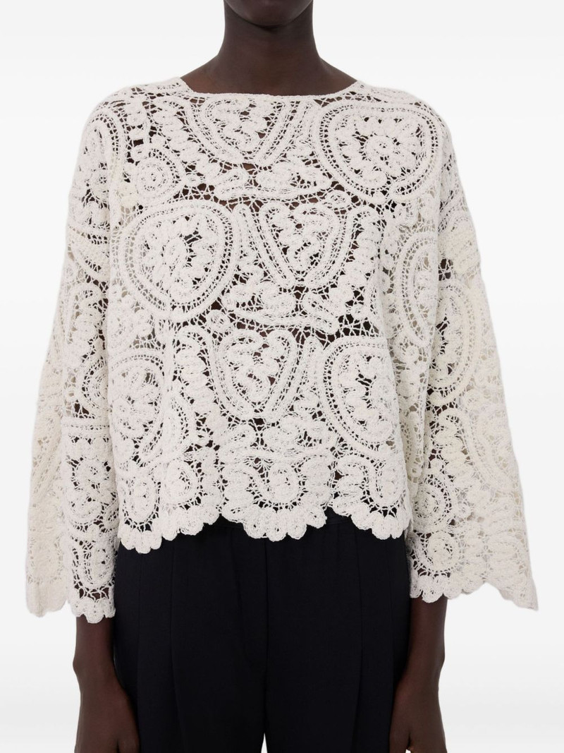 AROLD crochet lace sweater 5