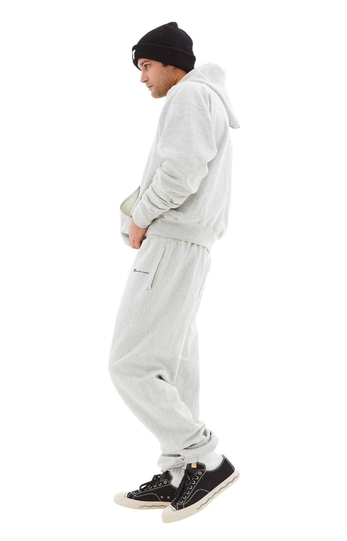 LOGO HOODIE (GREY) - 4