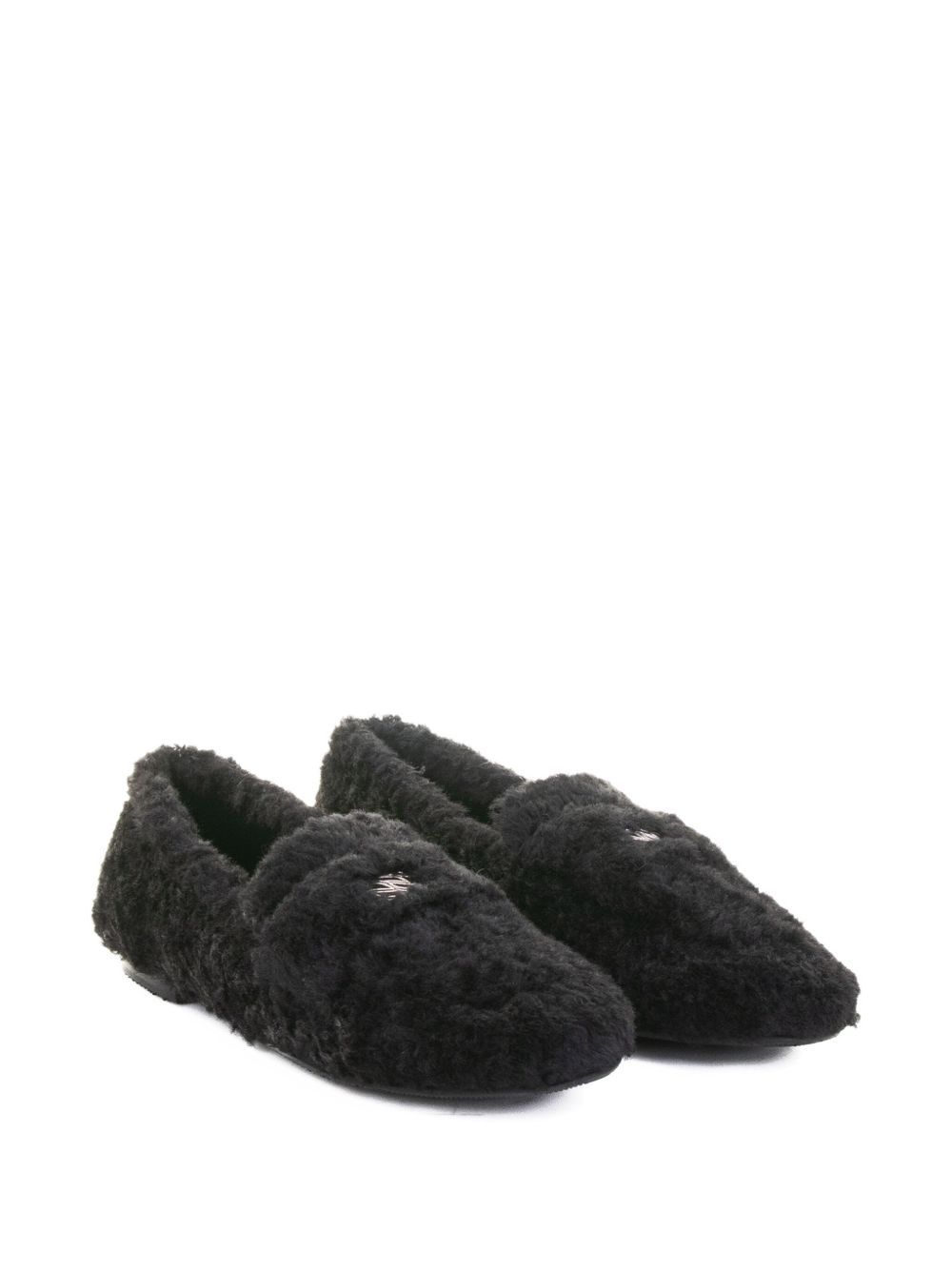 shearling slip-on loafers - 2