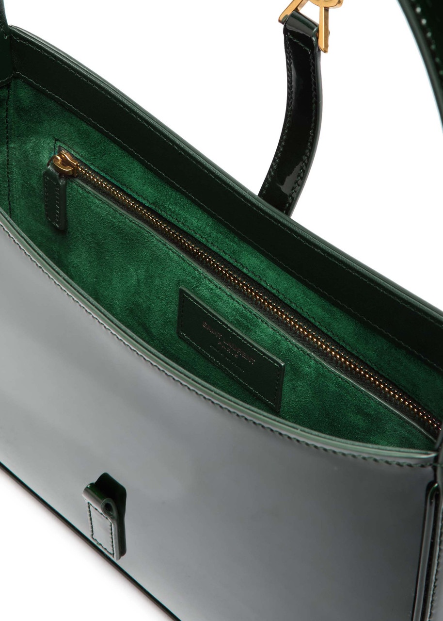 Saint Laurent Le 5 à 7 Patent Leather Shoulder bag - 4