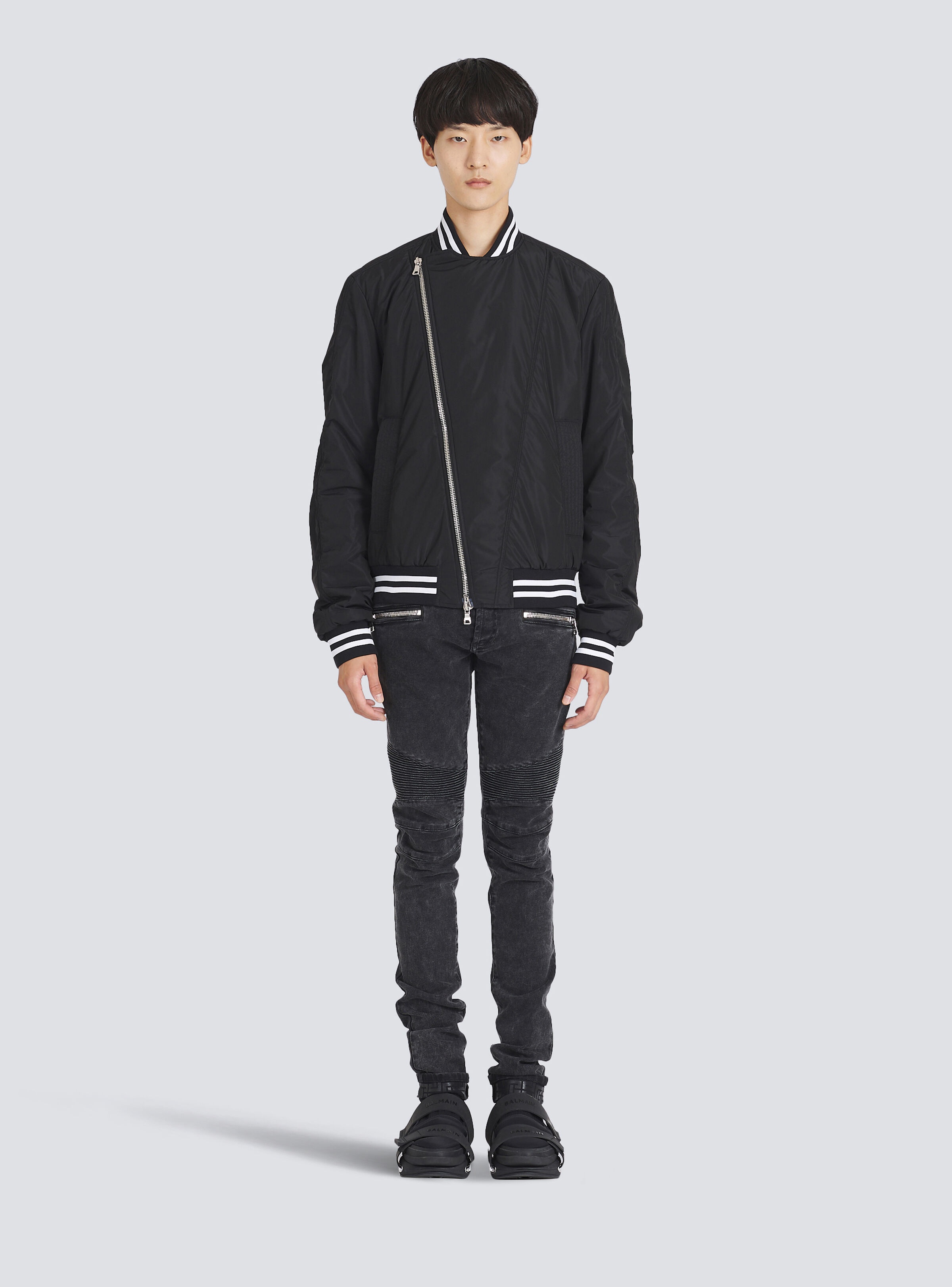 Nylon bomber jacket - 4