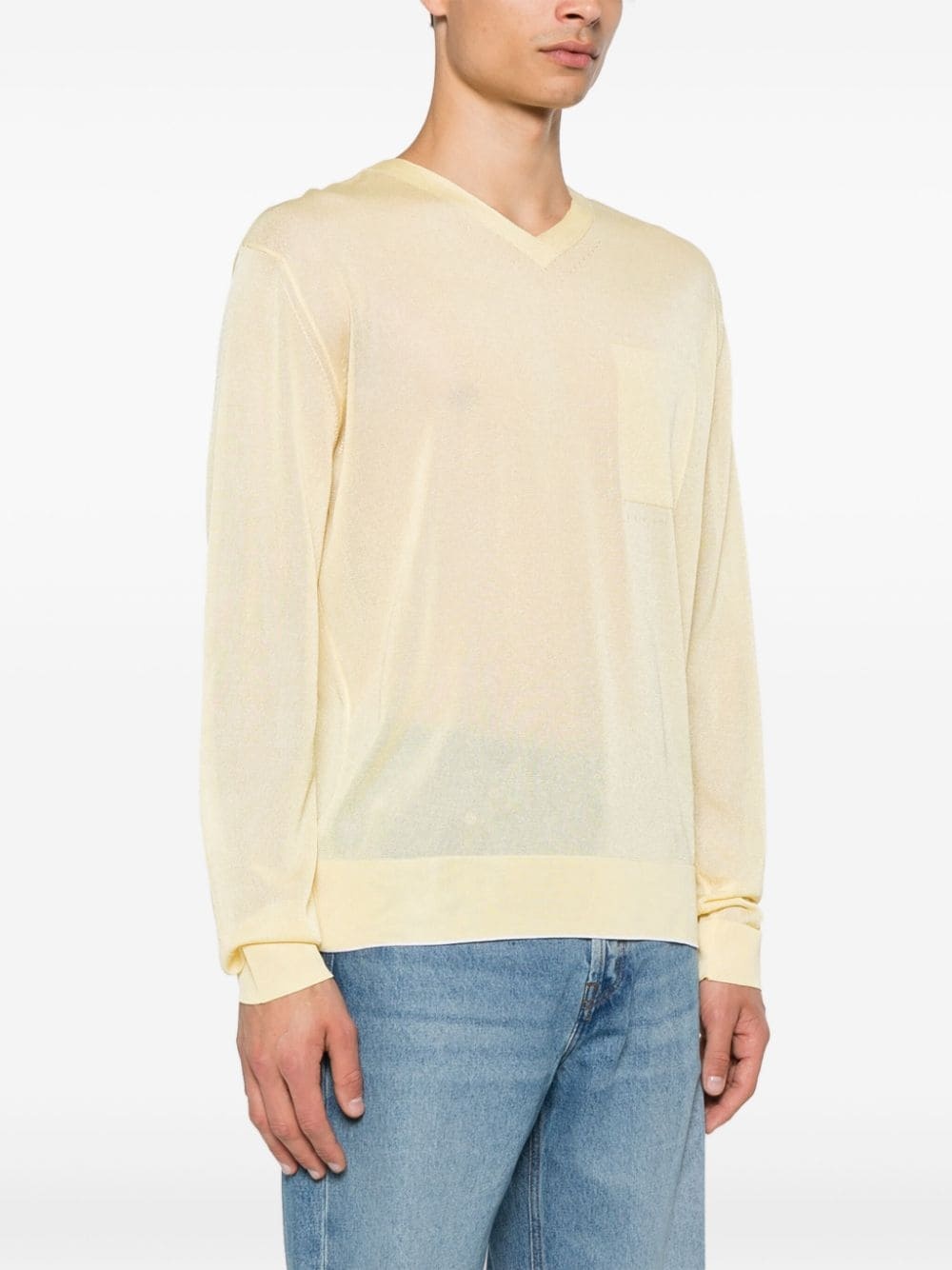 logo-patch sweater - 3