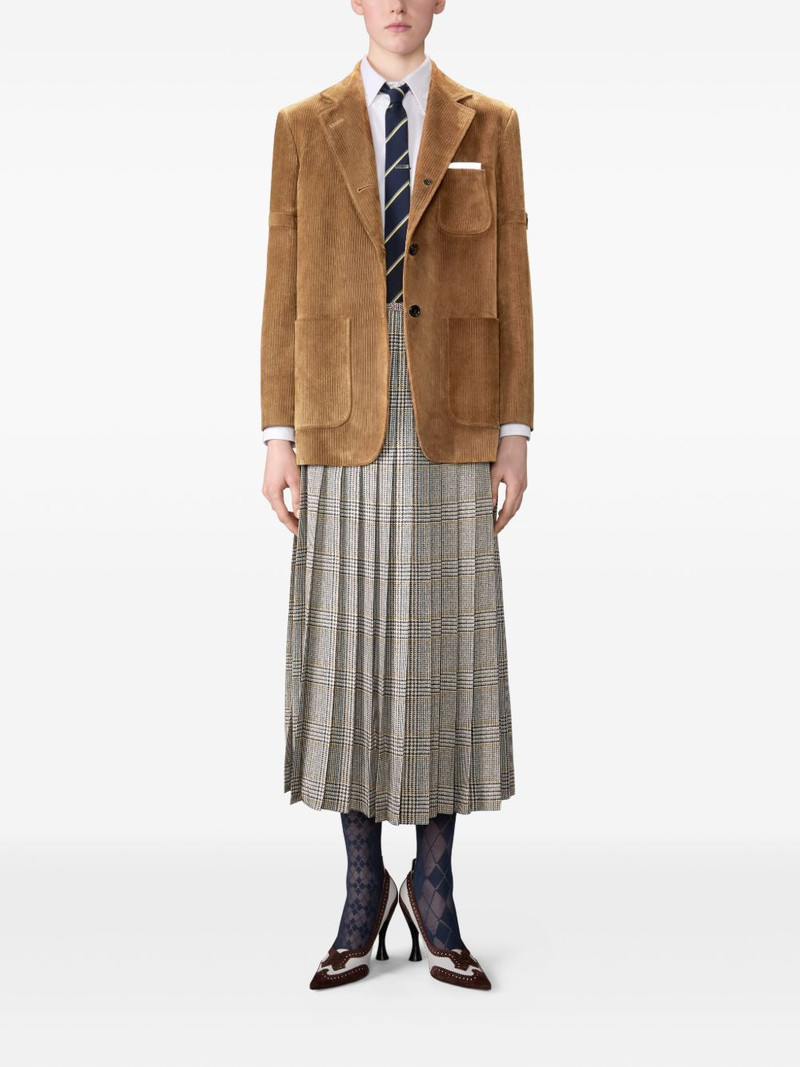 Thom Browne Sportcoat suede armband blazer outlook