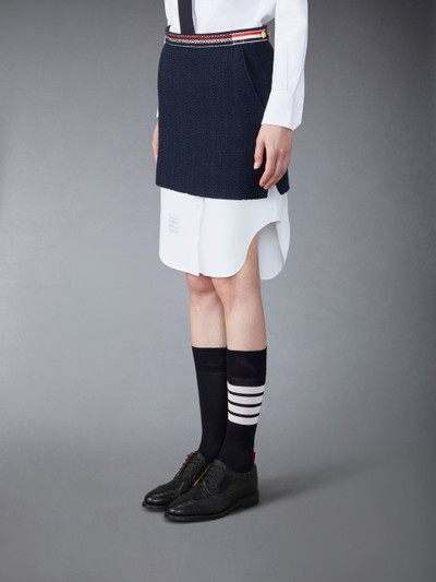 Thom Browne Tweed Mini Skirt outlook