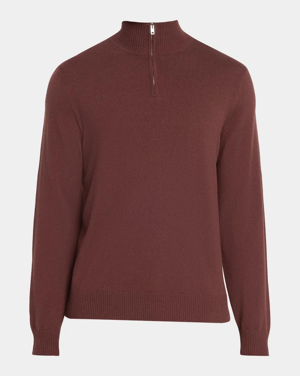 Men's Hilles Cashmere Quarter-Zip Sweater - 1
