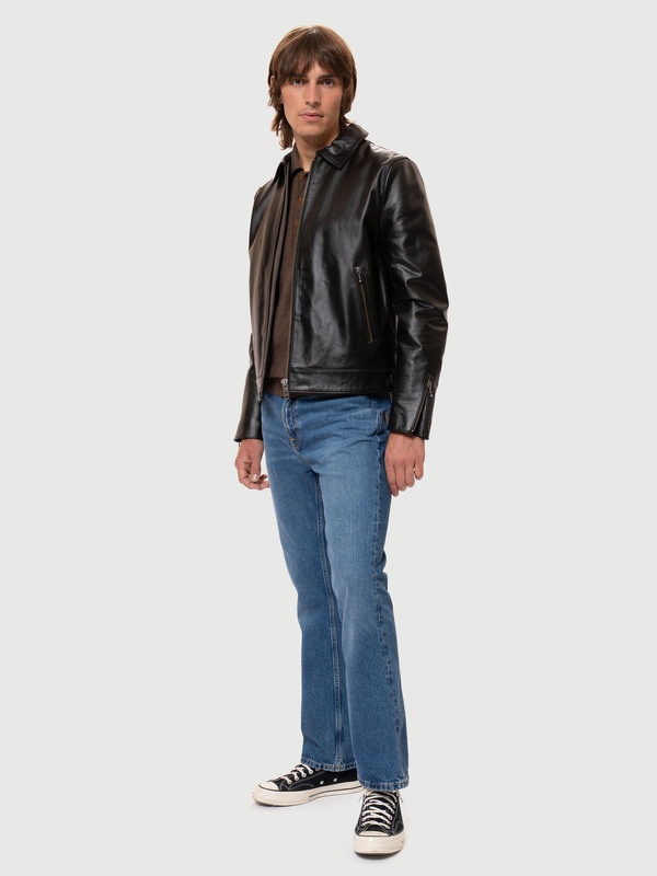 Eddy Leather Jacket Black - 2