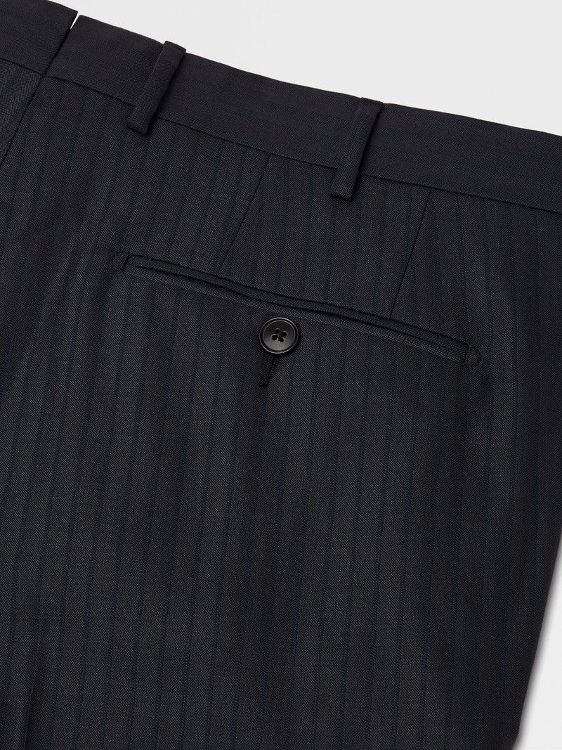 DARK GREY AND TEAL BLUE 15MILMIL15 WOOL SUIT 3