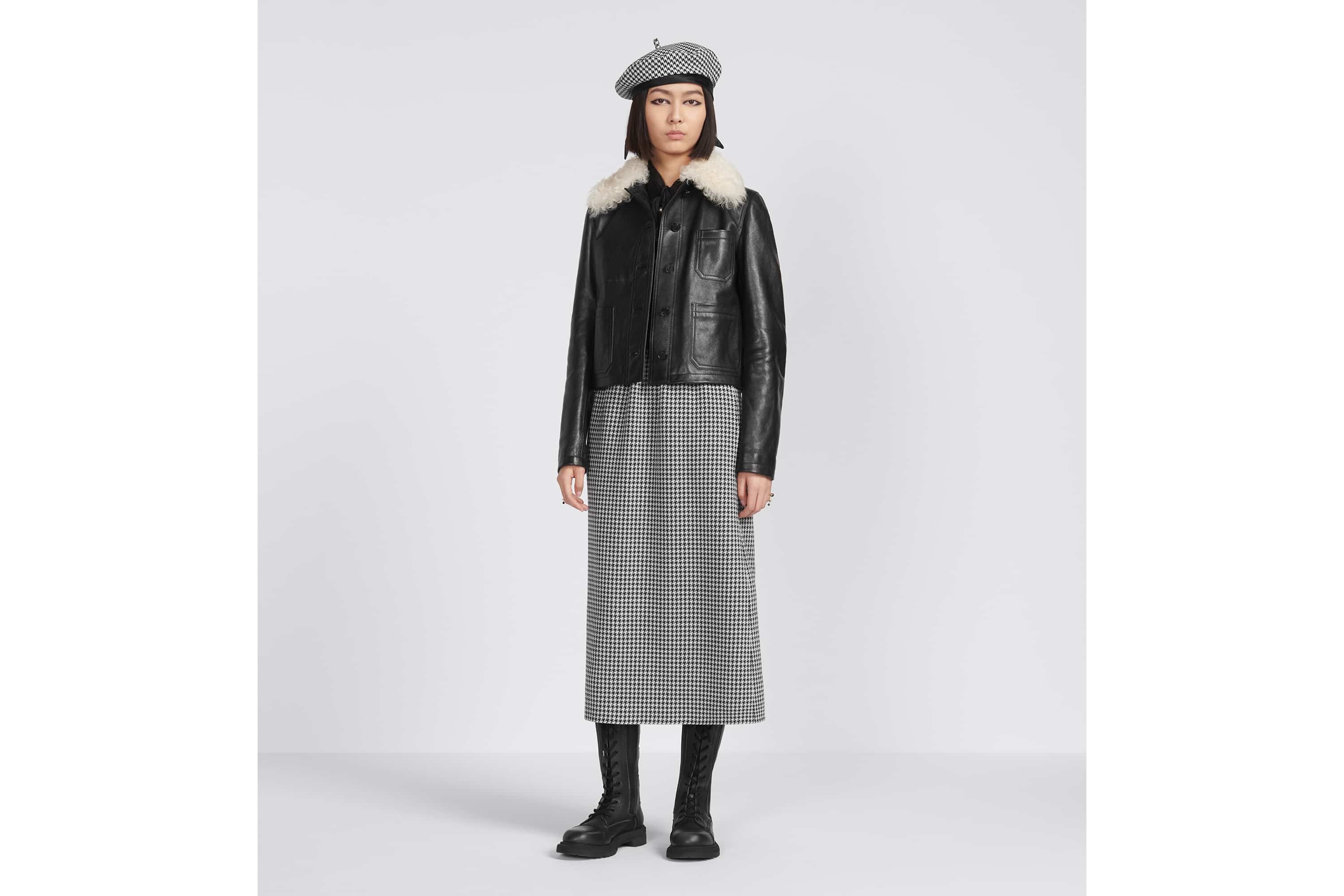 Mid-Length Straight-Cut Skirt - 4