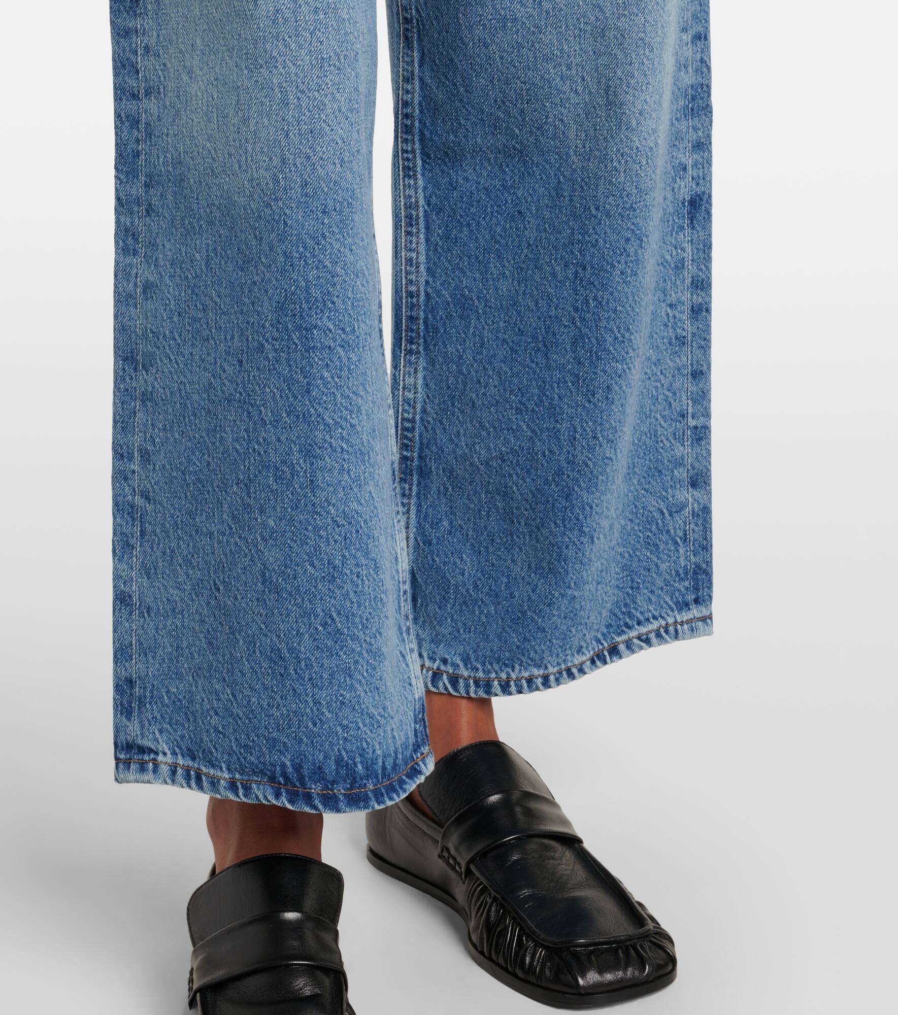 Ren high-rise wide-leg jeans - 5