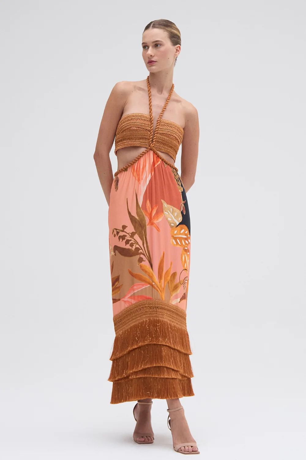 BANANIER CUT OUT MIDI DRESS - 1