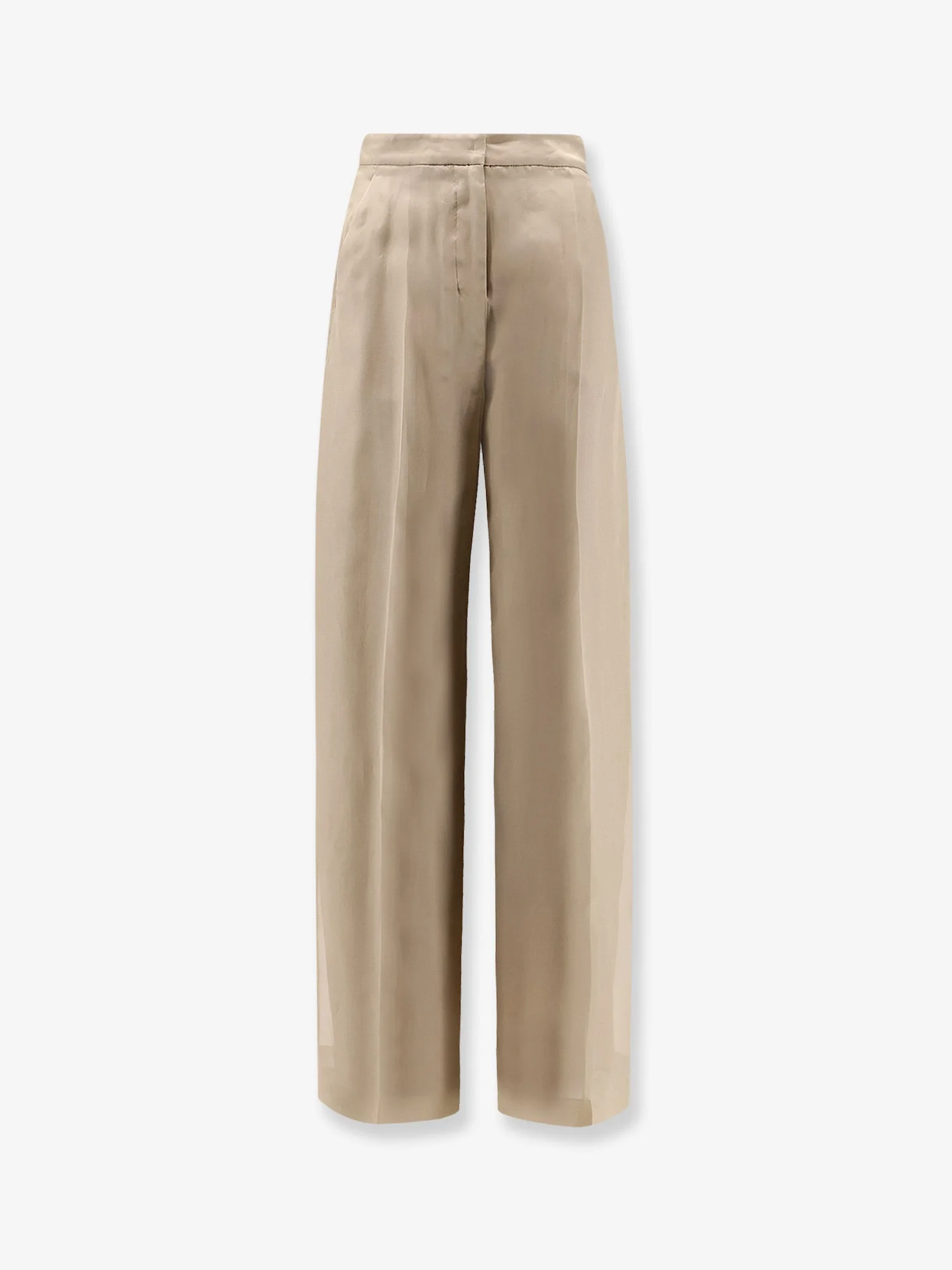 Max Mara Mxeolivi Silk Trousers - 1