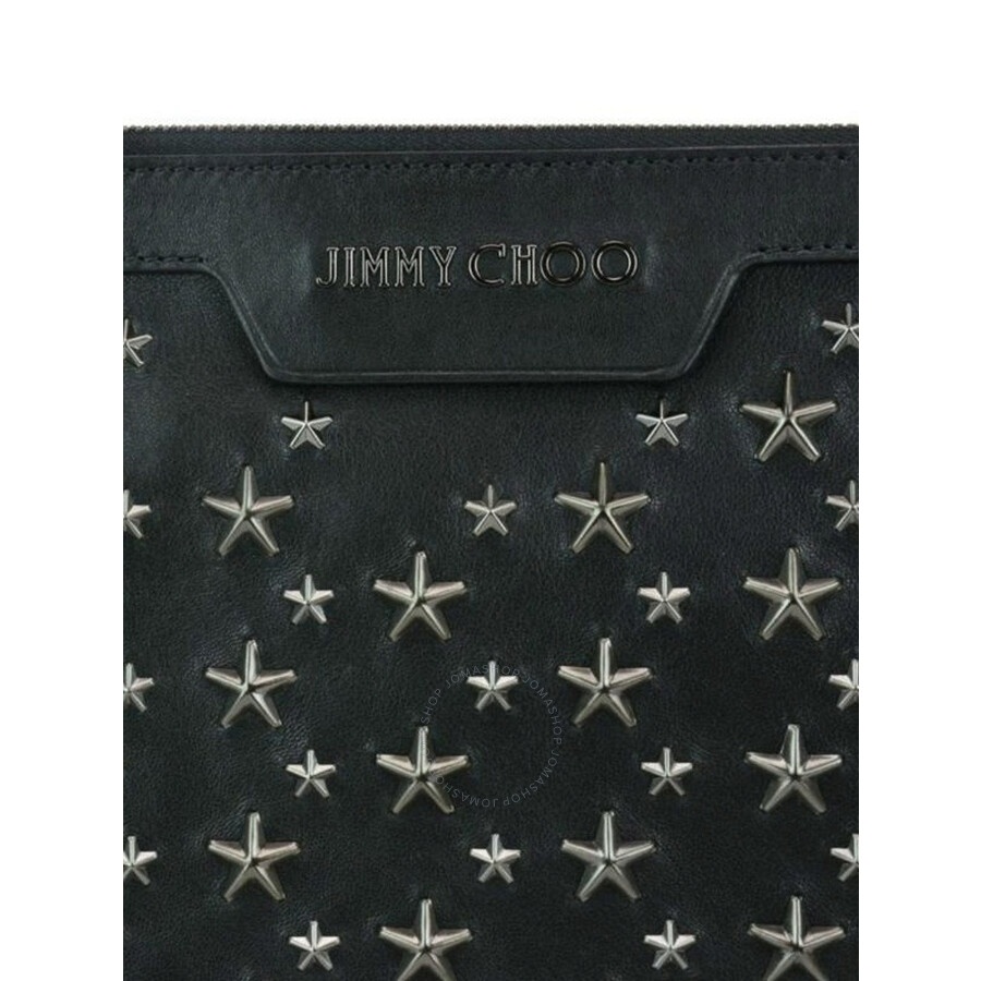 Jimmy Choo Derek Clutch With Metallic Stars - 4